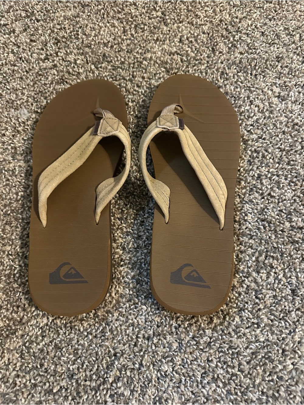 Quiksilver Dark Brown Slip-On Sandals